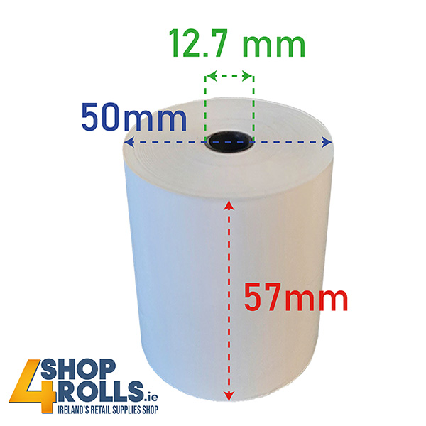 Credit Card Rolls 57mm x 50mm - 20 Rolls Per Box Credit Card Rolls 57mm x 50mm - 20 Rolls Per Box